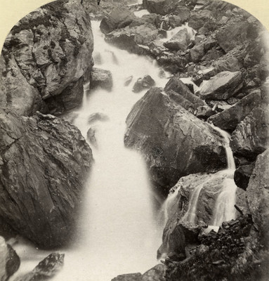 Cascade de Kander vallee de Gastern par Gabler 1885 Cascade de Kander vallee de Gastern par Gabler 1885