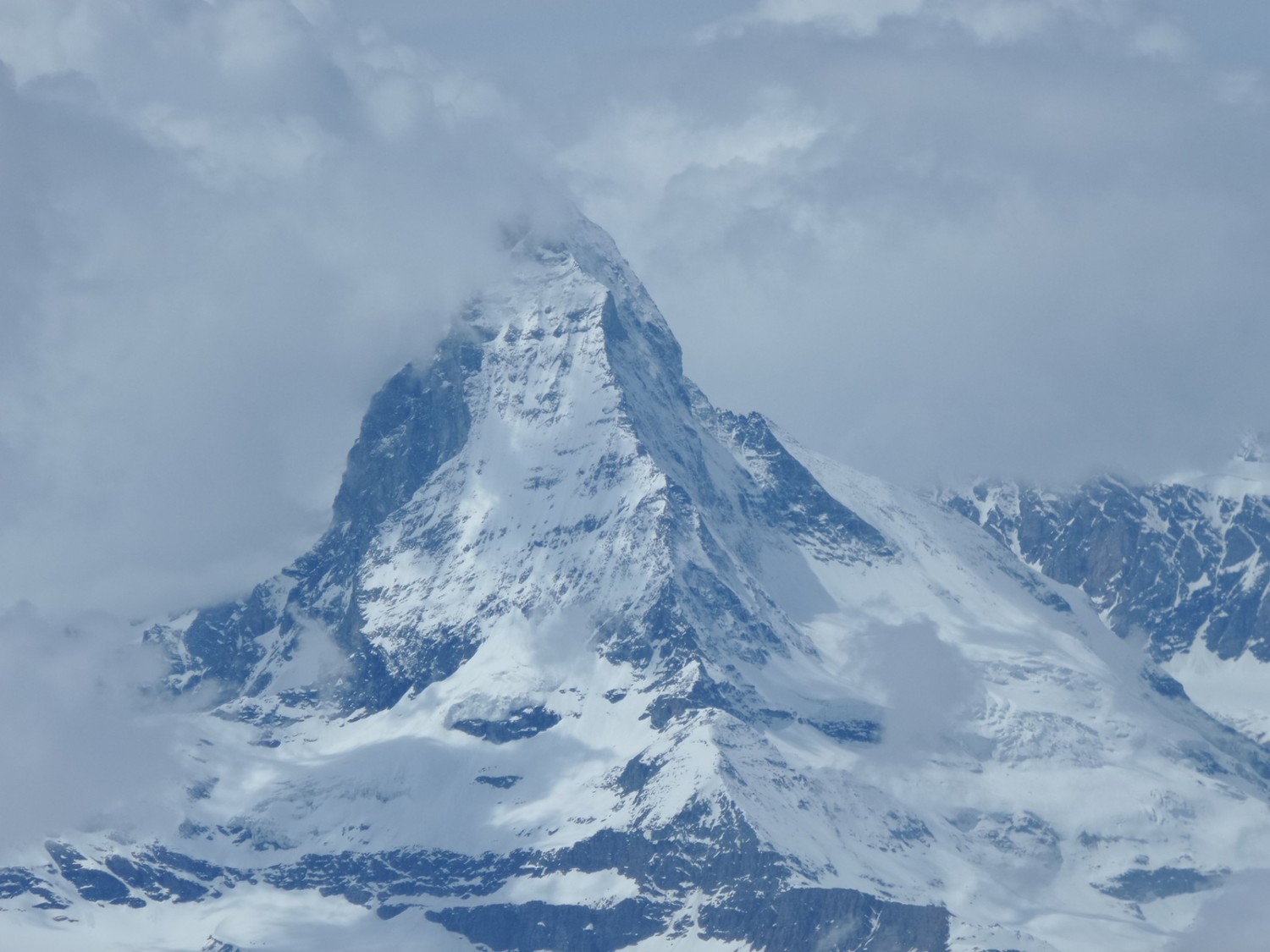 Le cervin se dévoile