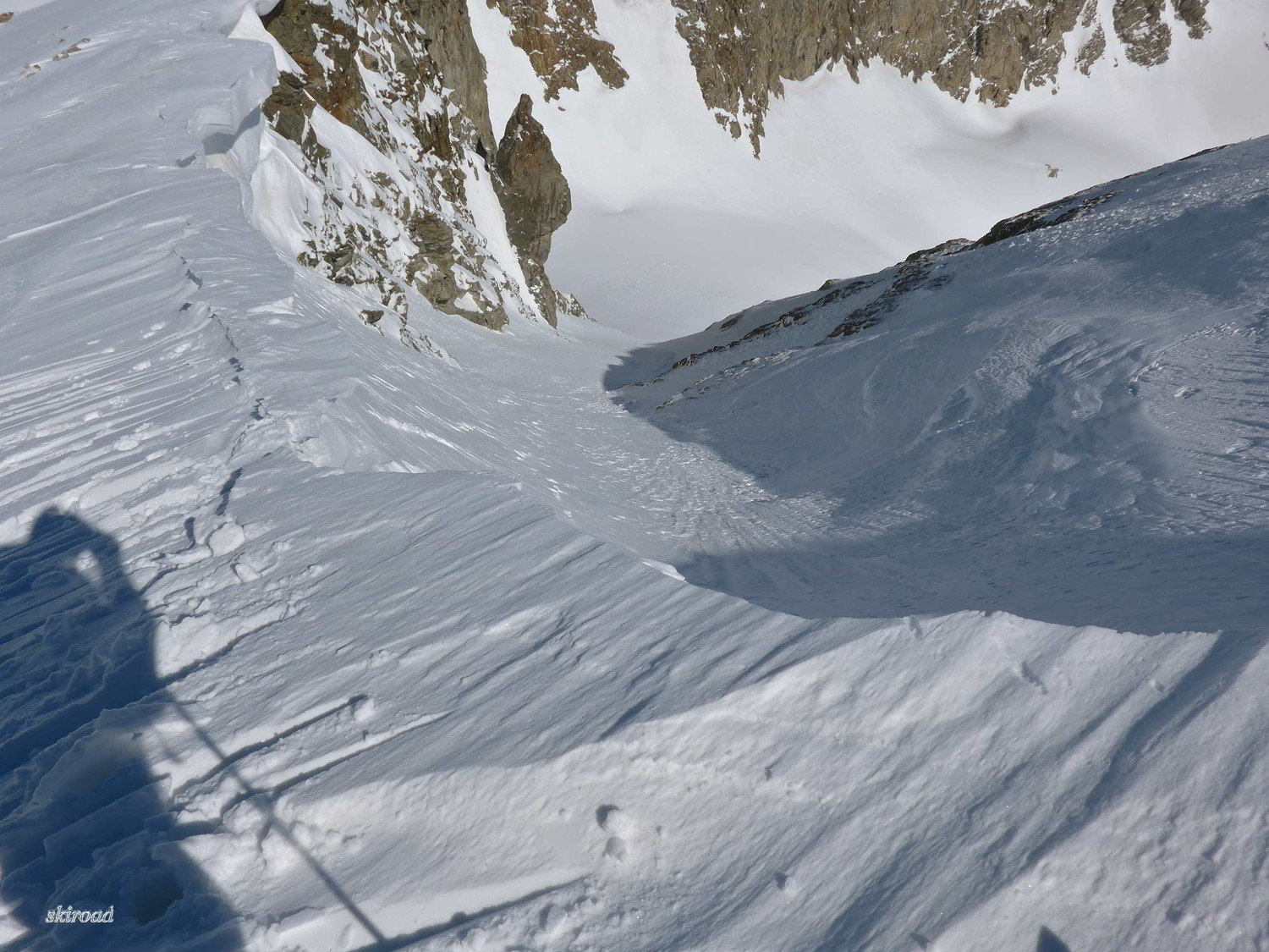 Le couloir NW bien plein.