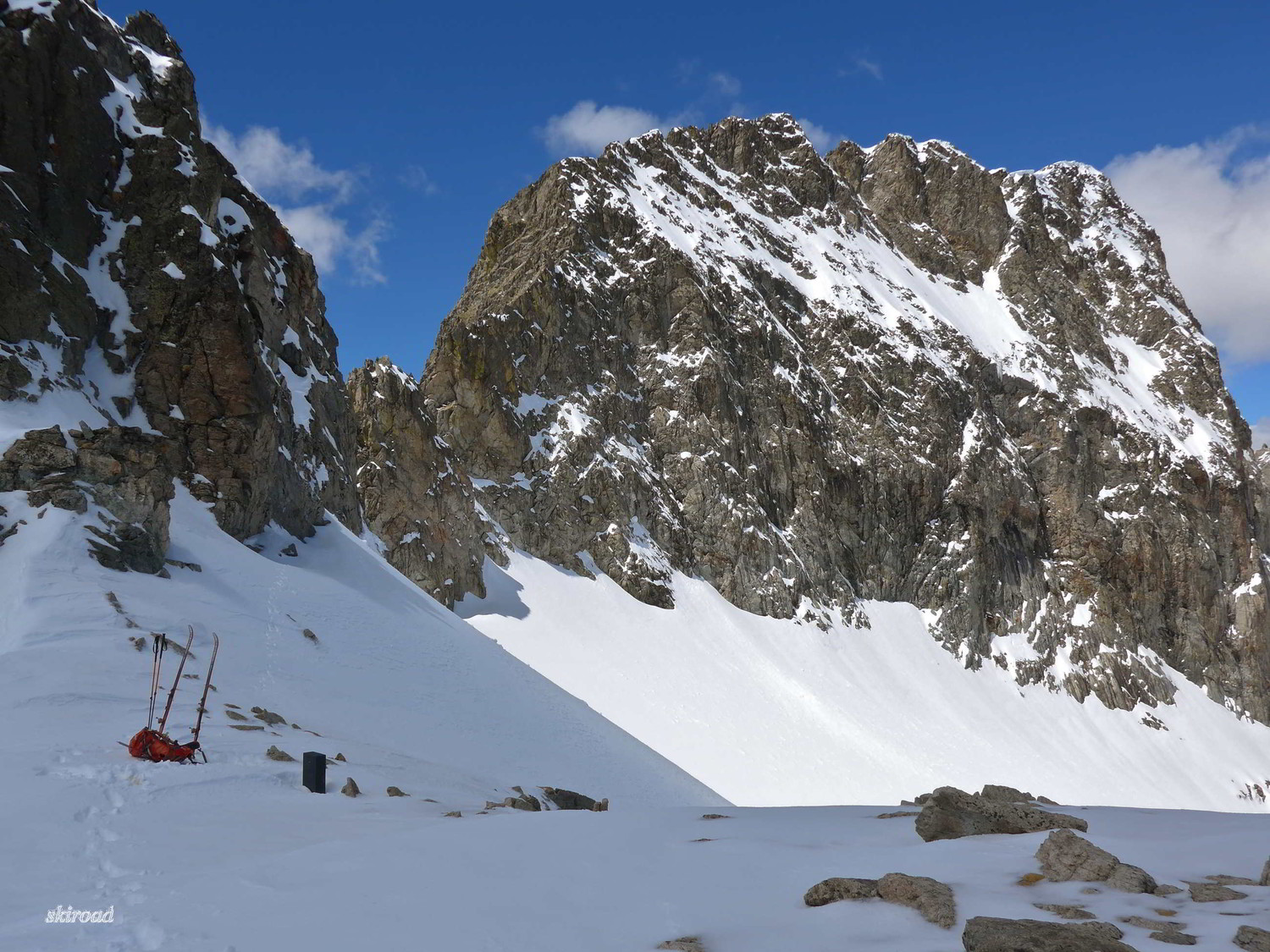 Mt Clapier vue du Pas E.