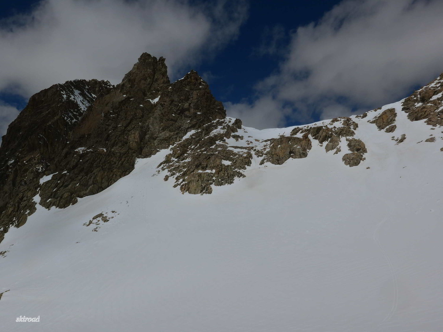 Au top la descente du Pas E.
