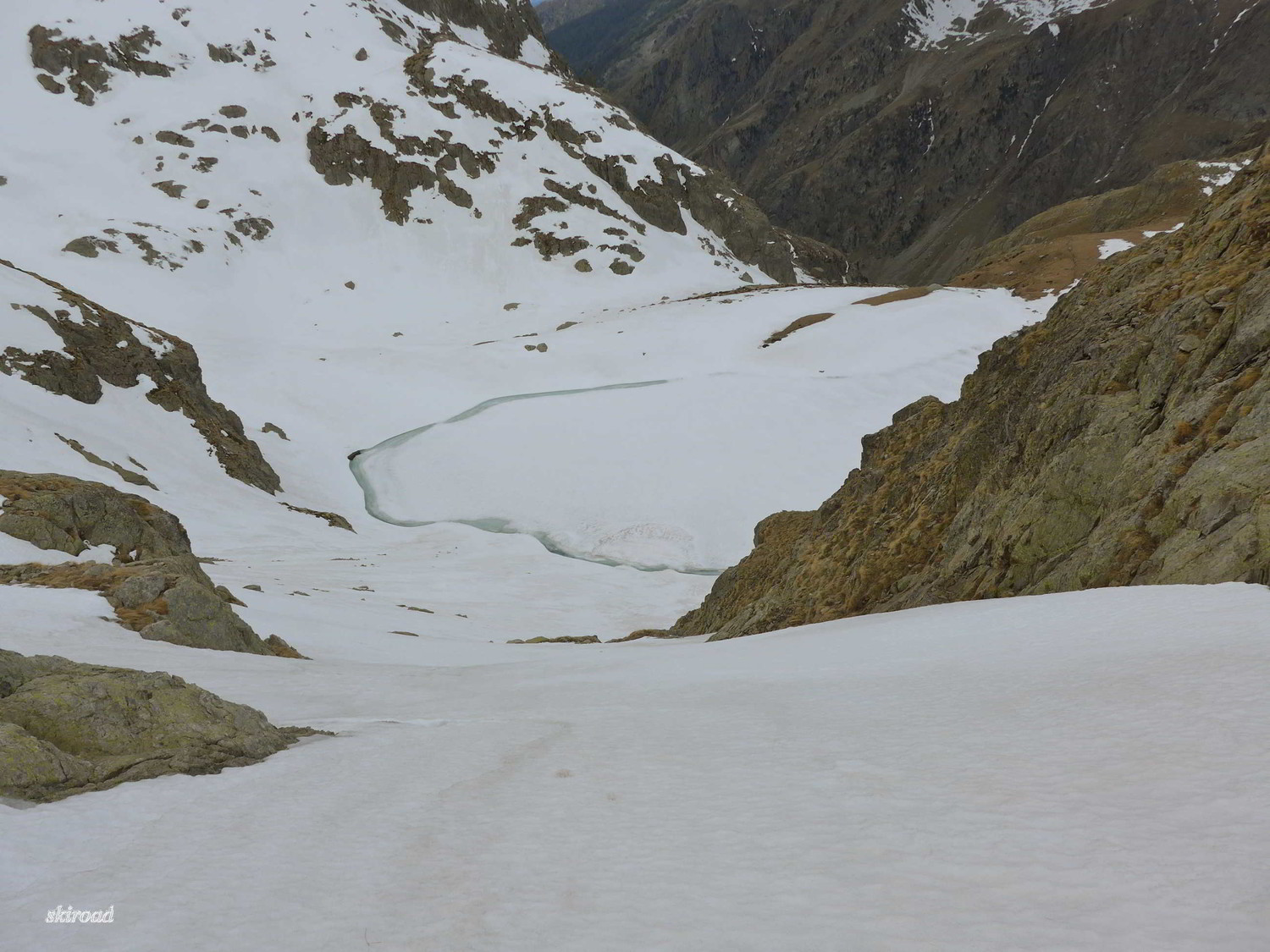 Lac Autier en vue.