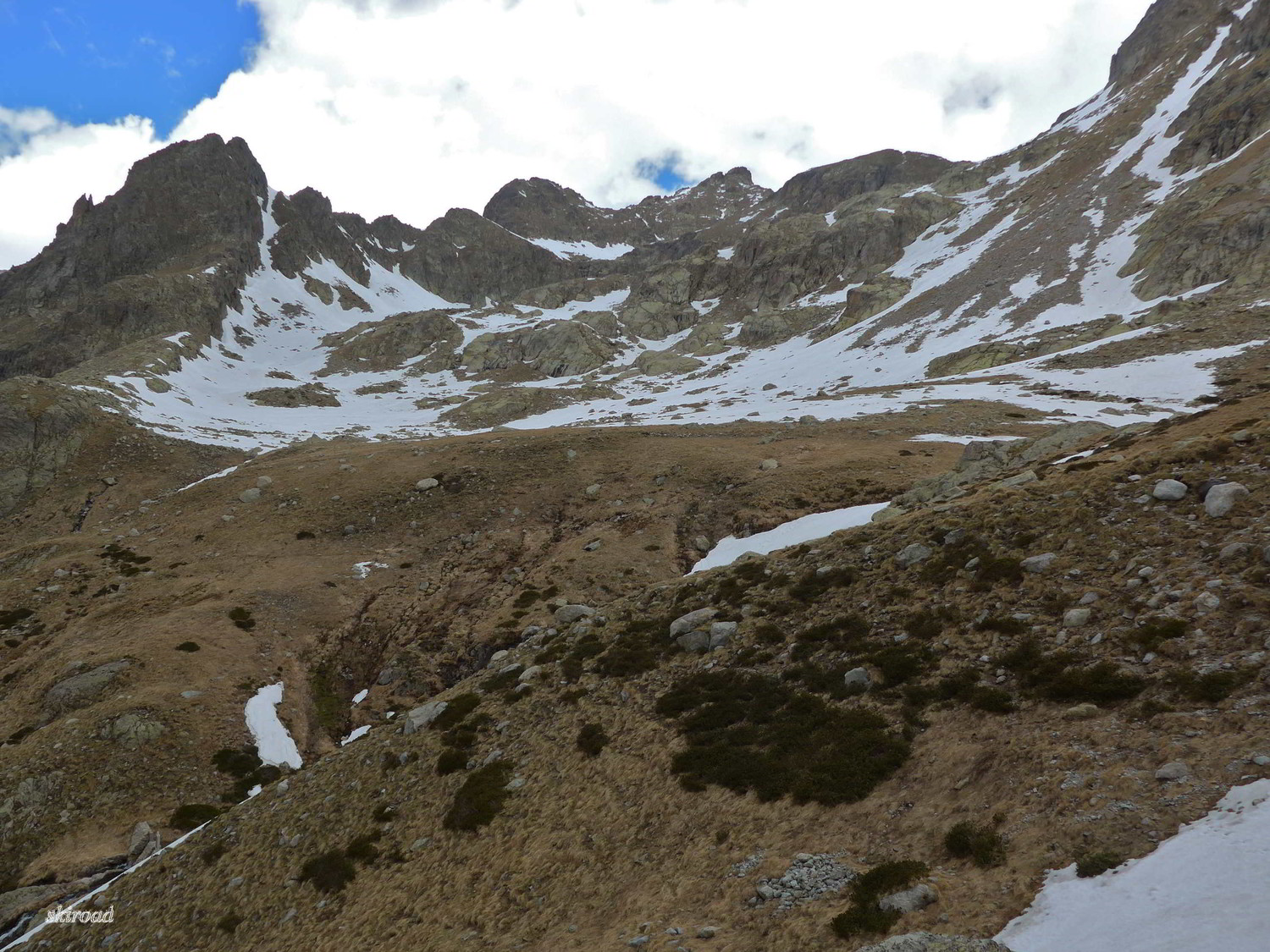 Vers la Cime Niré c'est déjà l'été.