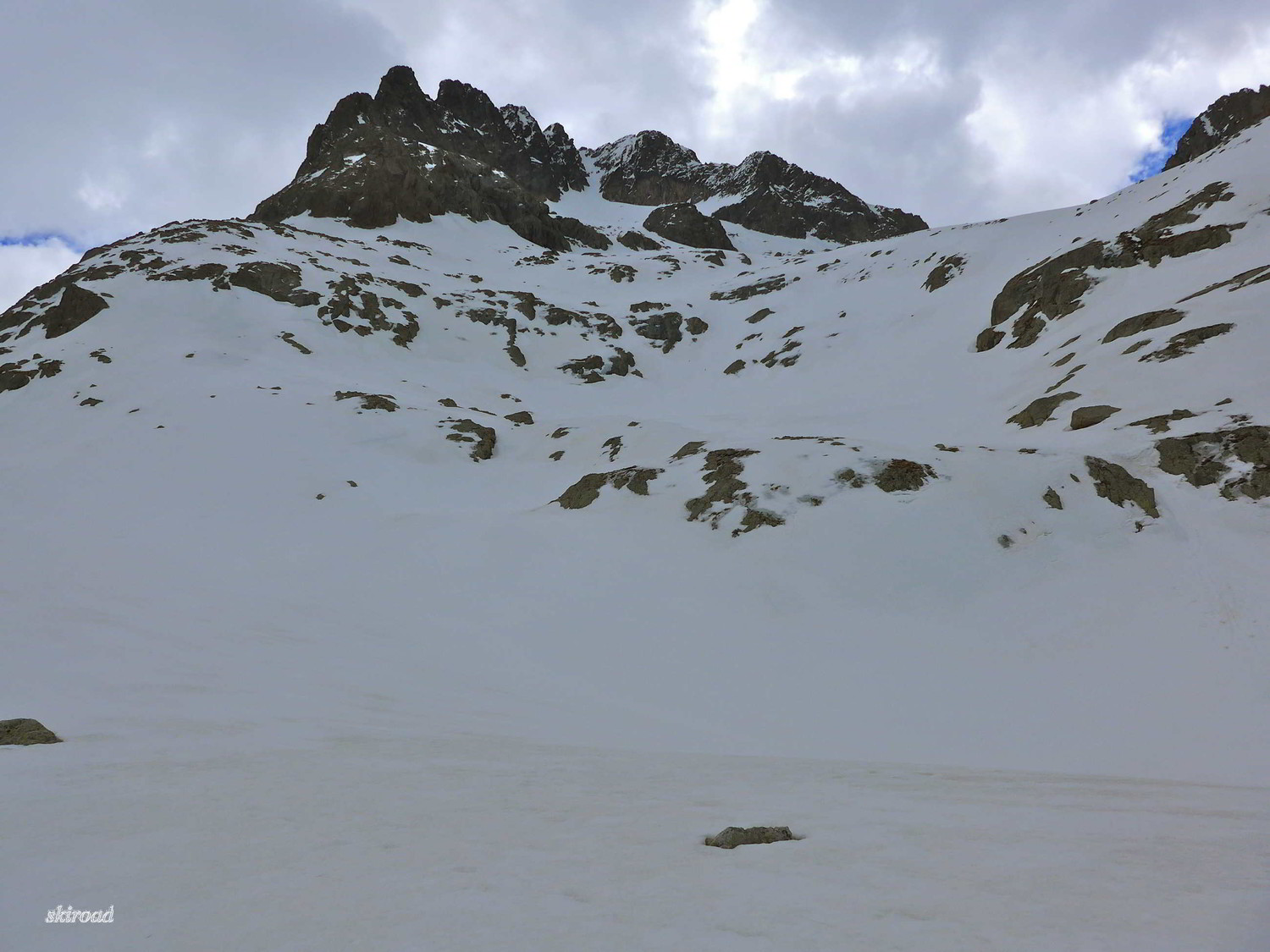 Couloir Vernet bien plein.