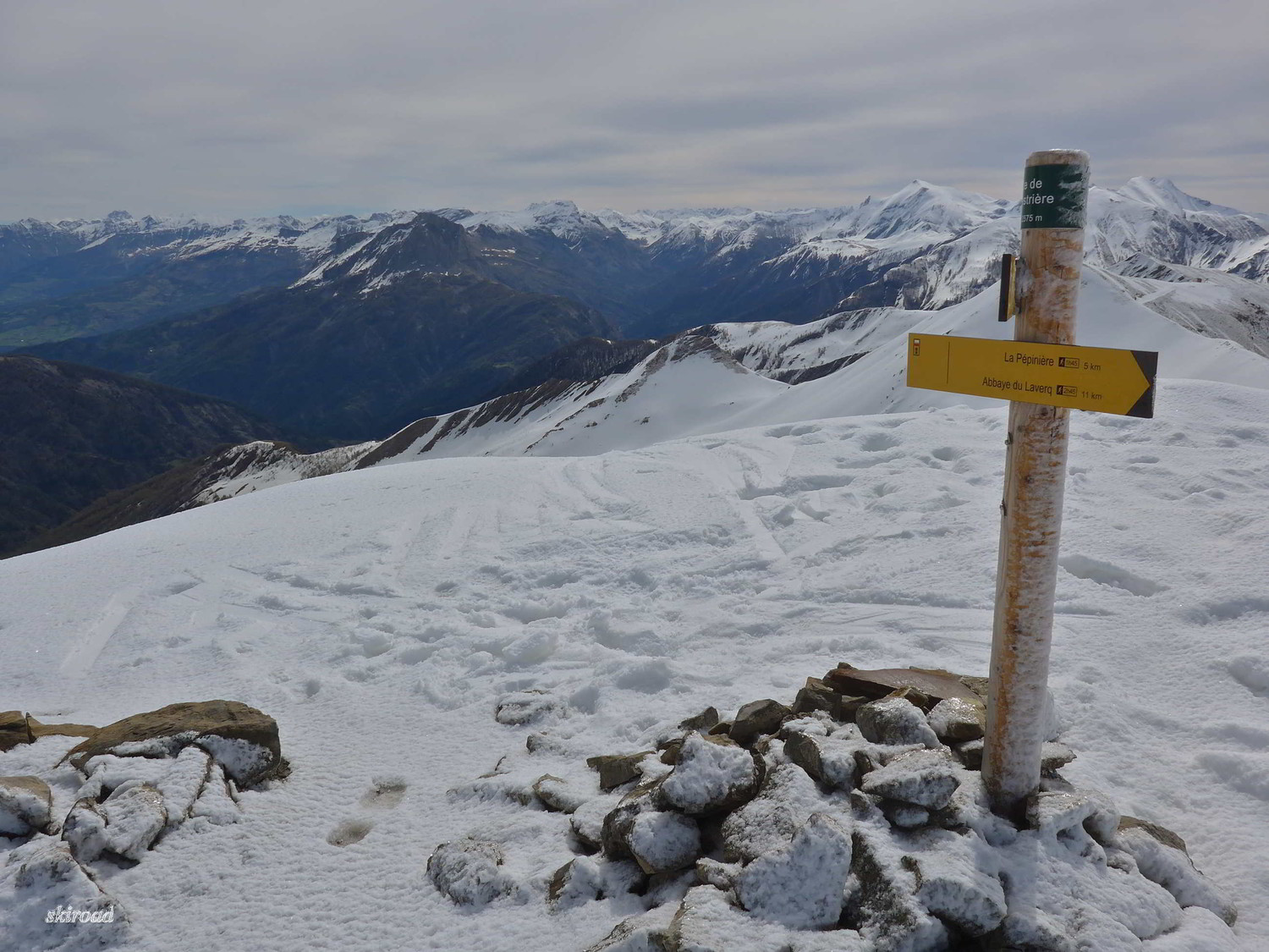 Repassage à la Tte de la Sestrière.