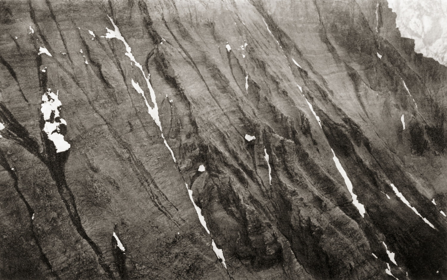 Balmhorn, mur E, par Eduard Spelterini