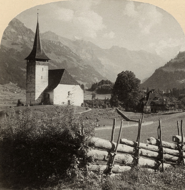 Frutigen par Gabler en 1885