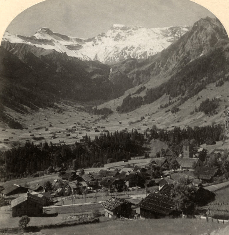 Adelboden - Wildstrubel, par Gabler en 1885
