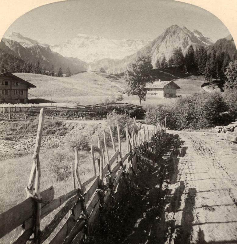 Adelboden - Wildstrubel, par Gabler en 1885