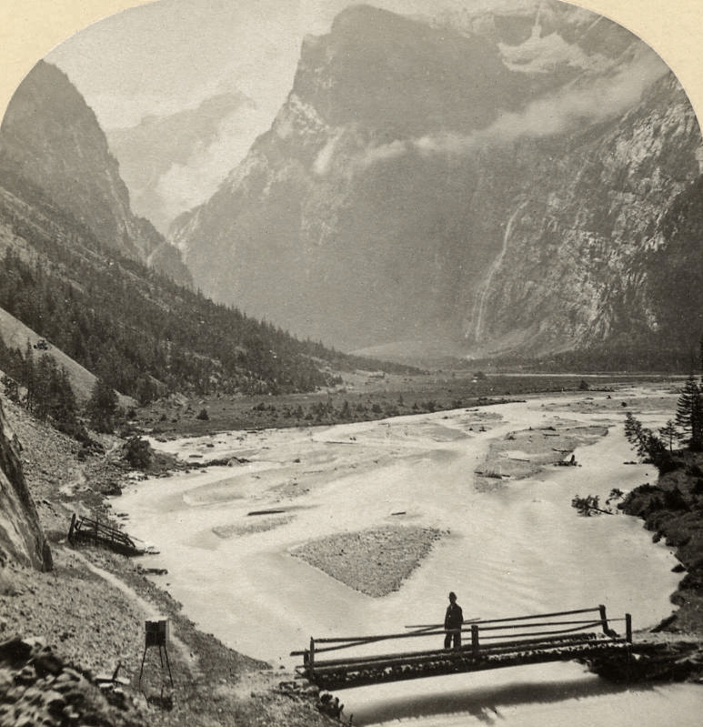 Vallée de Gastern - Schilthorn par Gabler 1885