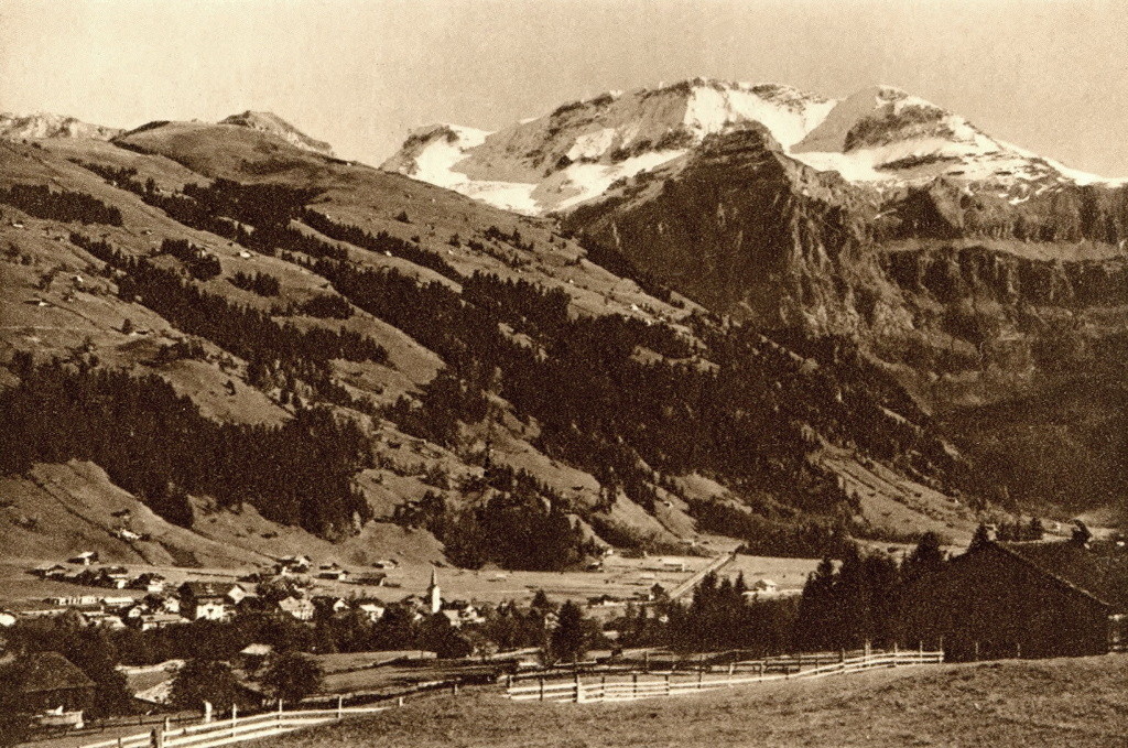 Wildstrubel vu de Loèche par Klopfenstein