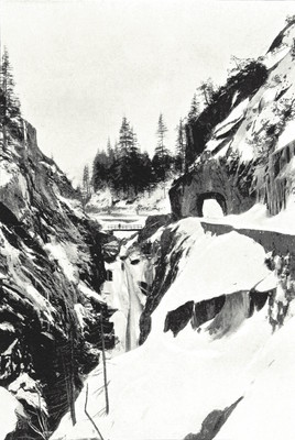 Cascade de la Handeck par Theodor Wundt, en 1898