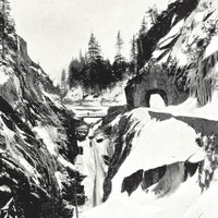 Cascade de la Handeck par Theodor Wundt, en 1898