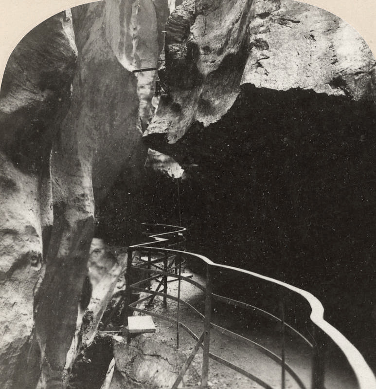 Gorge de l'Aar par Gabler en 1885