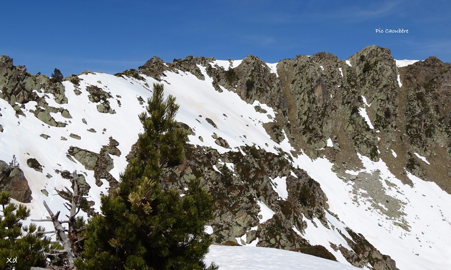 depuis la crête de la Pegue