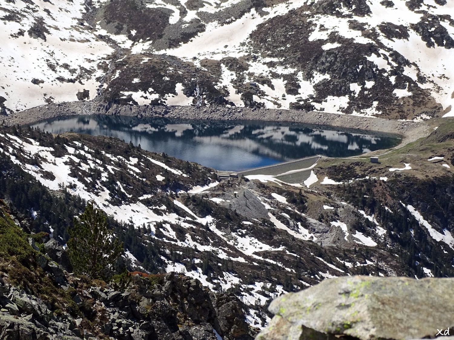 lac d'ets Coubous dégélé