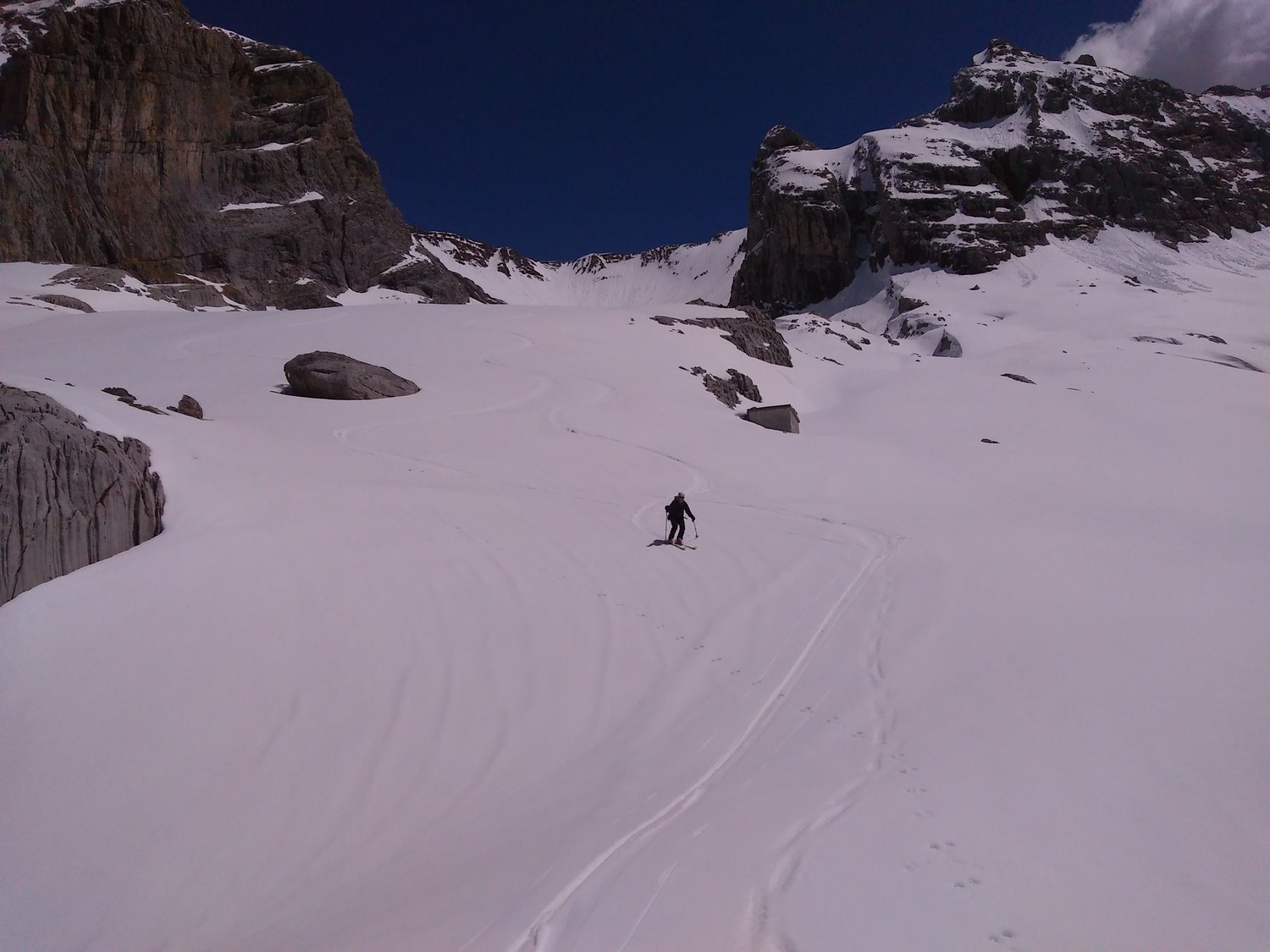Combe des Verts neige de névé