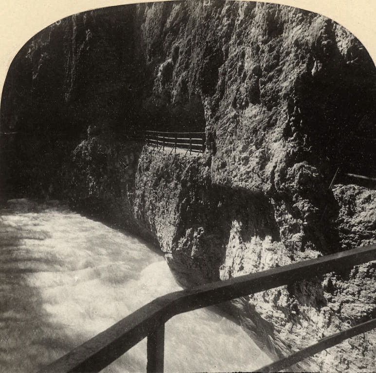 Gorge de l'Aare par Gabler en 1885