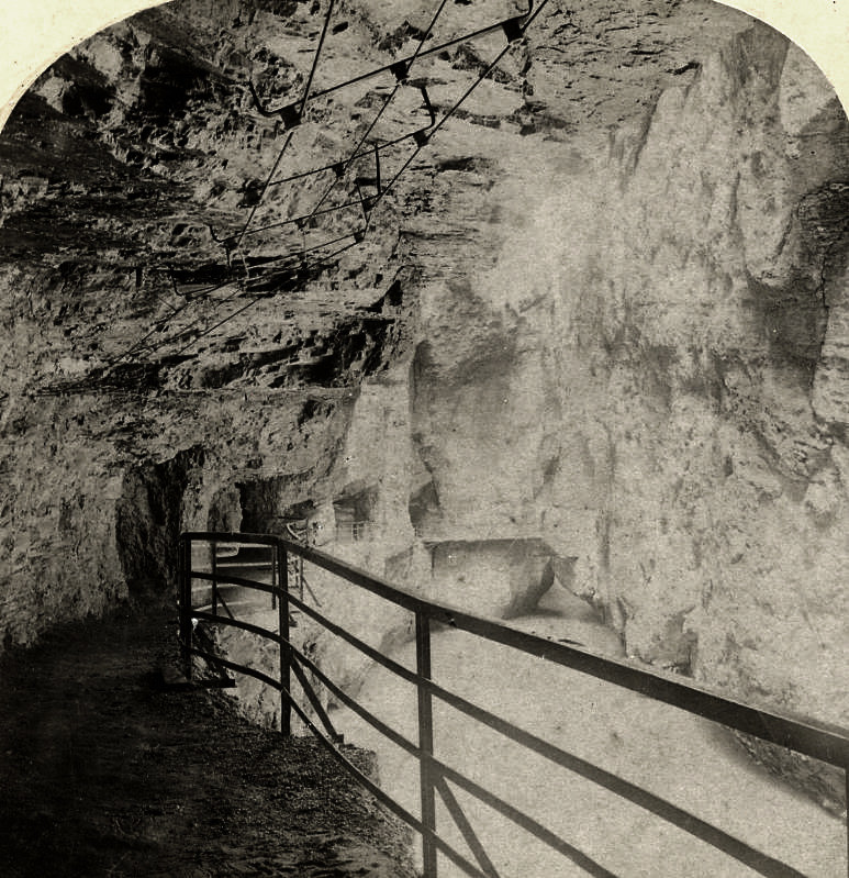 Gorge de l'Aare par Gabler en 1885
