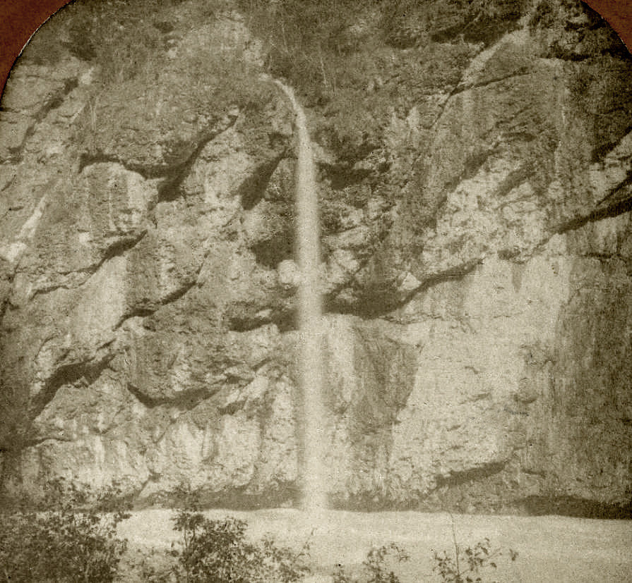 Gorge de l'Aare par Jullien en 1885