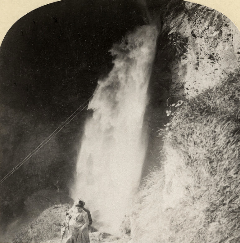 Chute du Reichenbach par Gabler en 1885