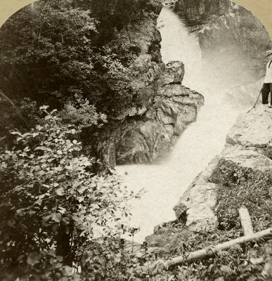 Chute du Reichenbach par Gabler en 1885