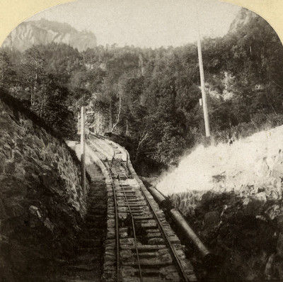 Train du Reichenbach par Gabler en 1885