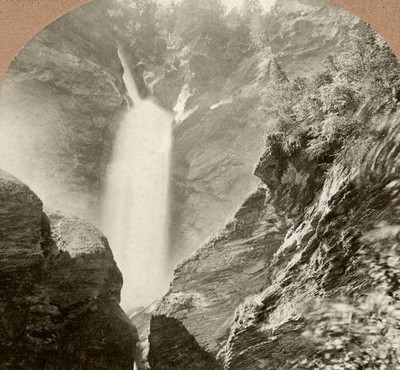 Chute du Reichenbach par Jullien en 1885