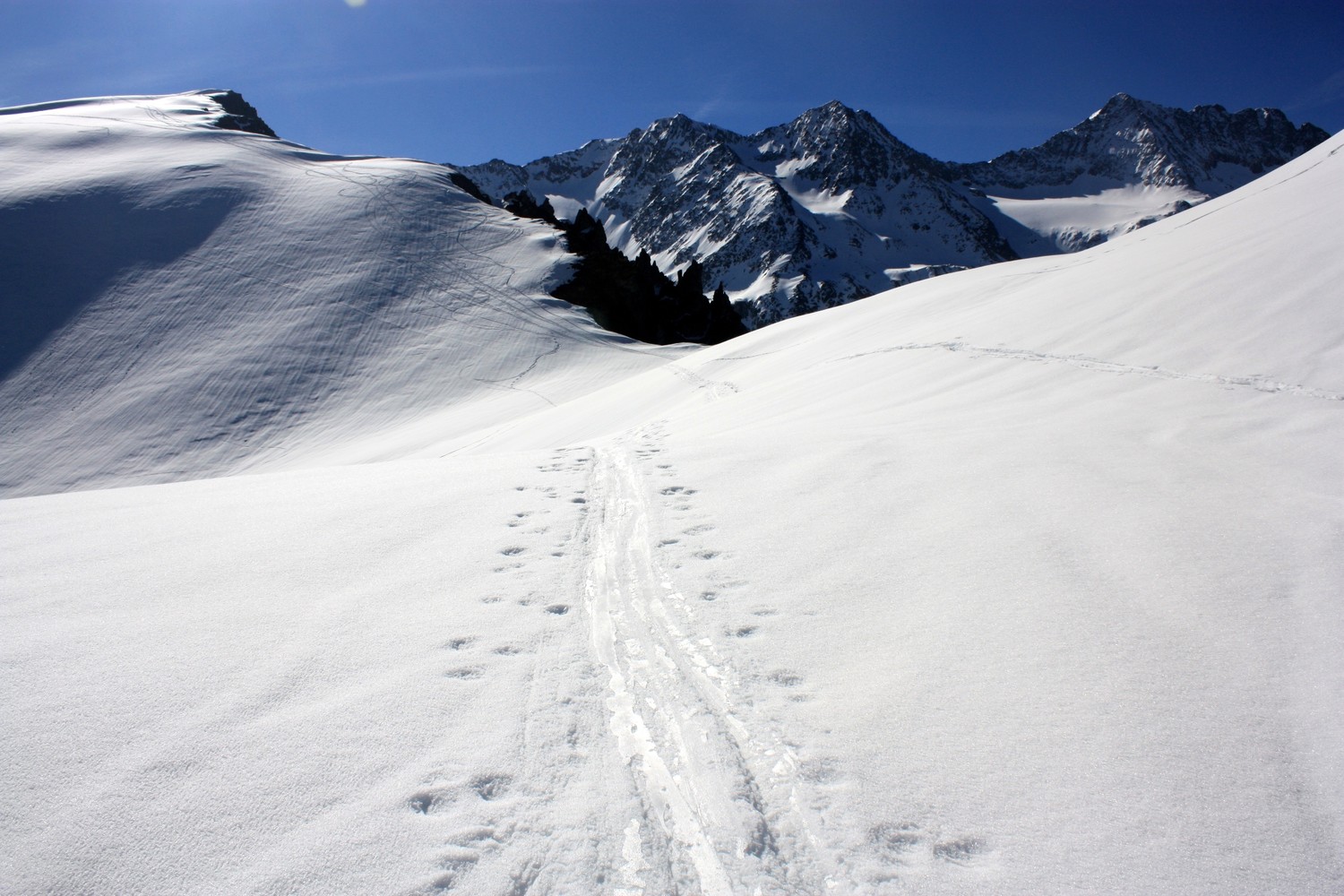 Trace vers le sommet