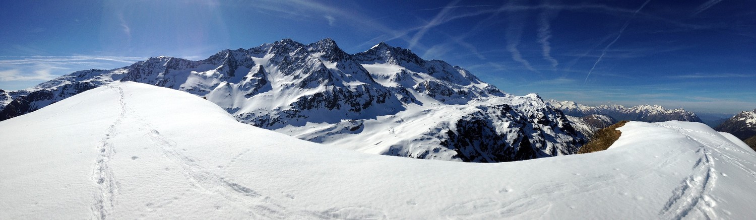Panorama depuis le sommet versant Grandes-Rousses