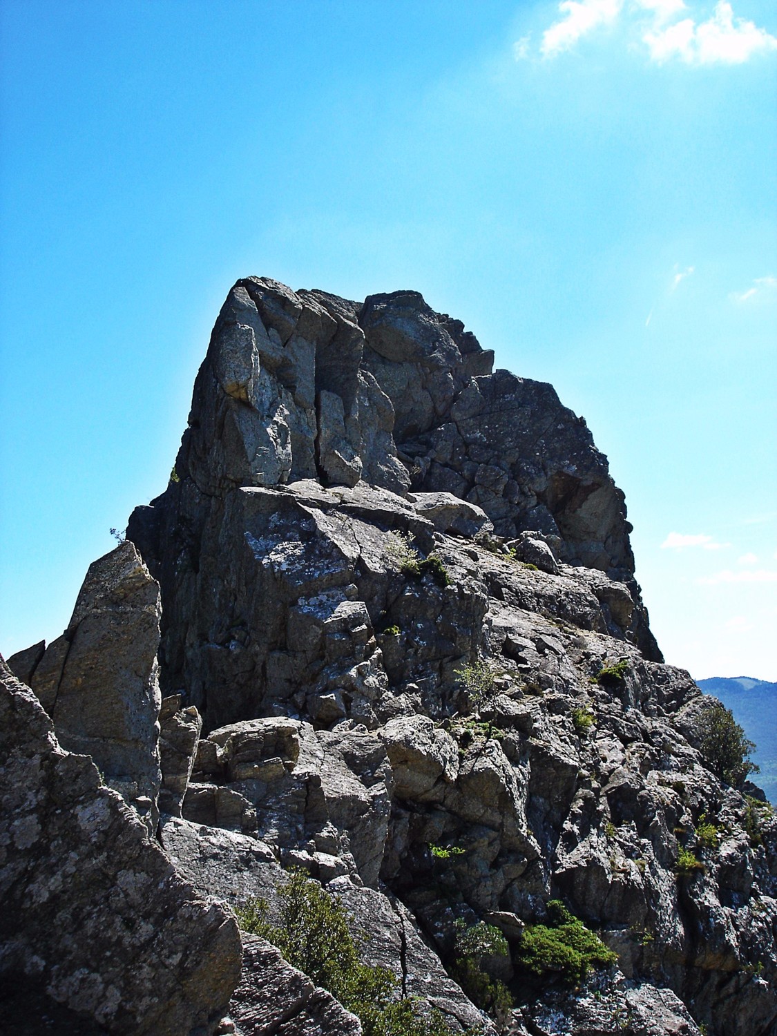 Le bastion Nord que l'on a descendu en rappel