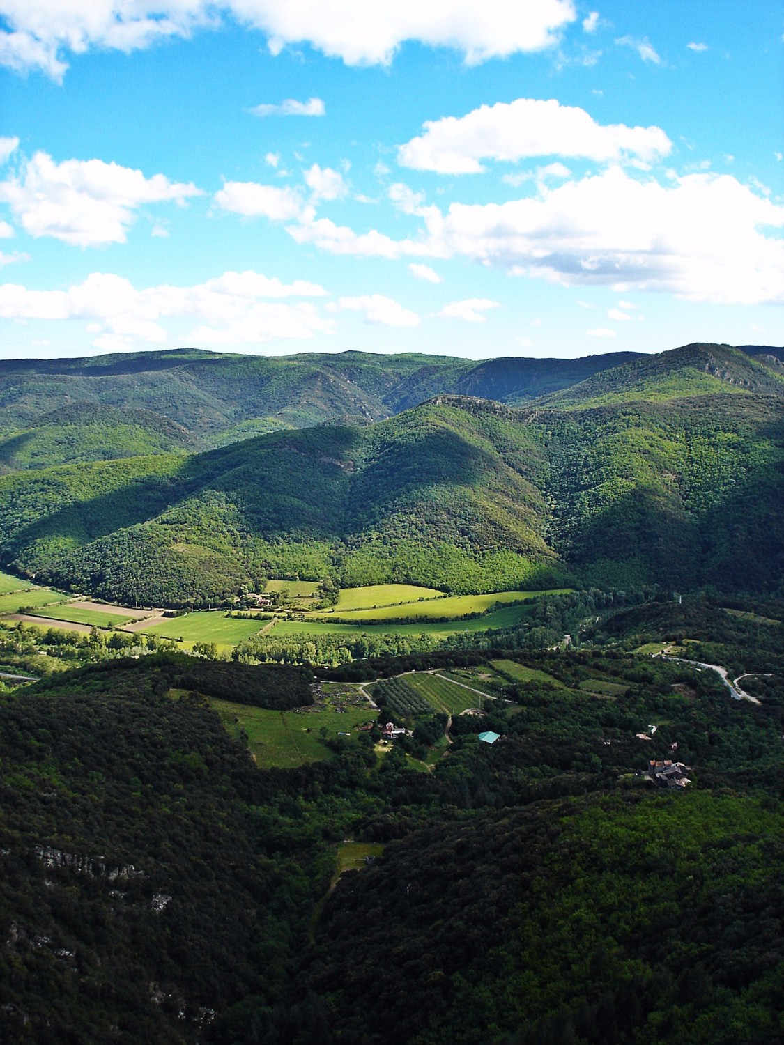 Vue sur la vallée de l'Orb