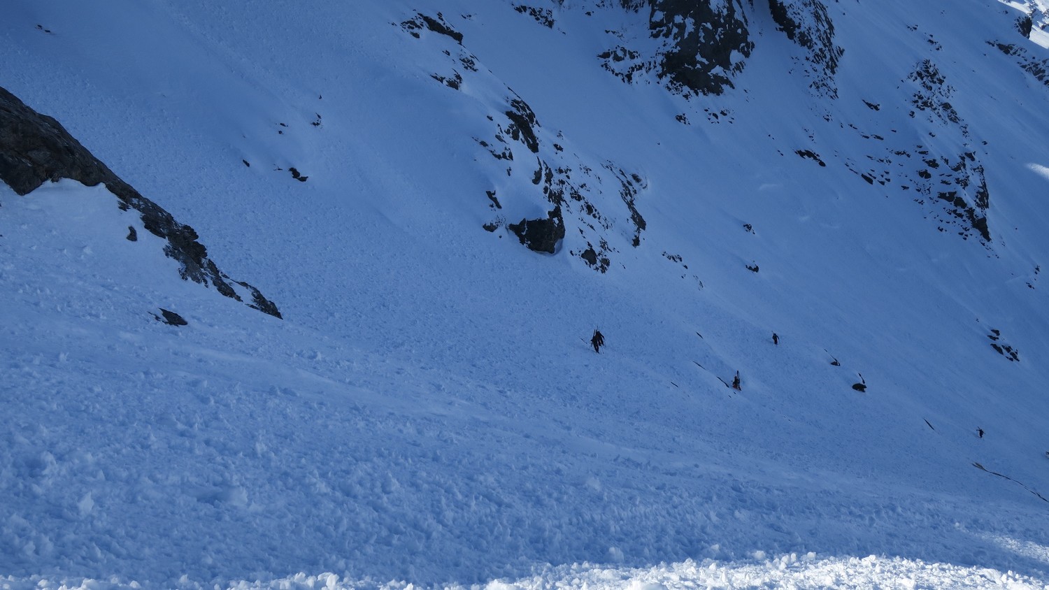 traversé sous le sérac