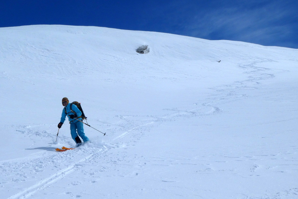 Descente partie sommitale