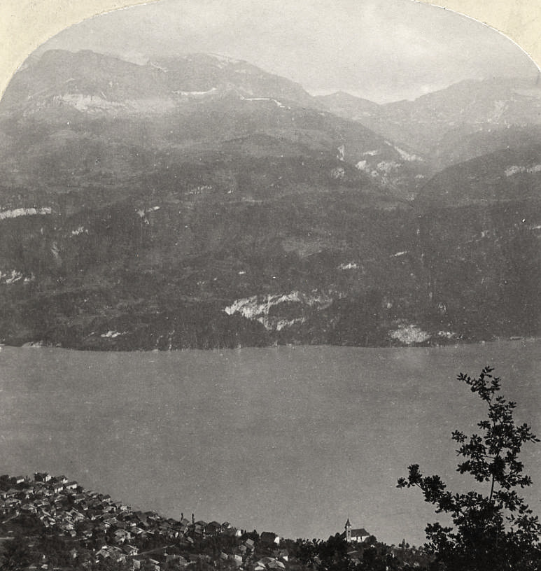 Lac de Brienz par Gabler en 1885