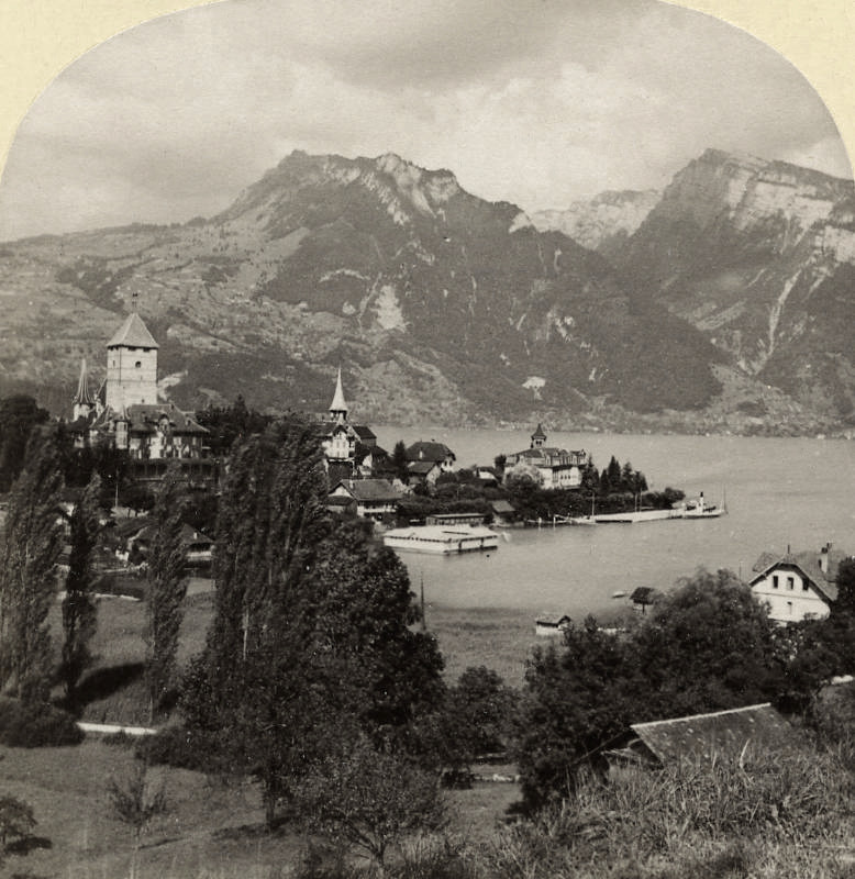 Spiez et le Lac de Thoune par Gabler