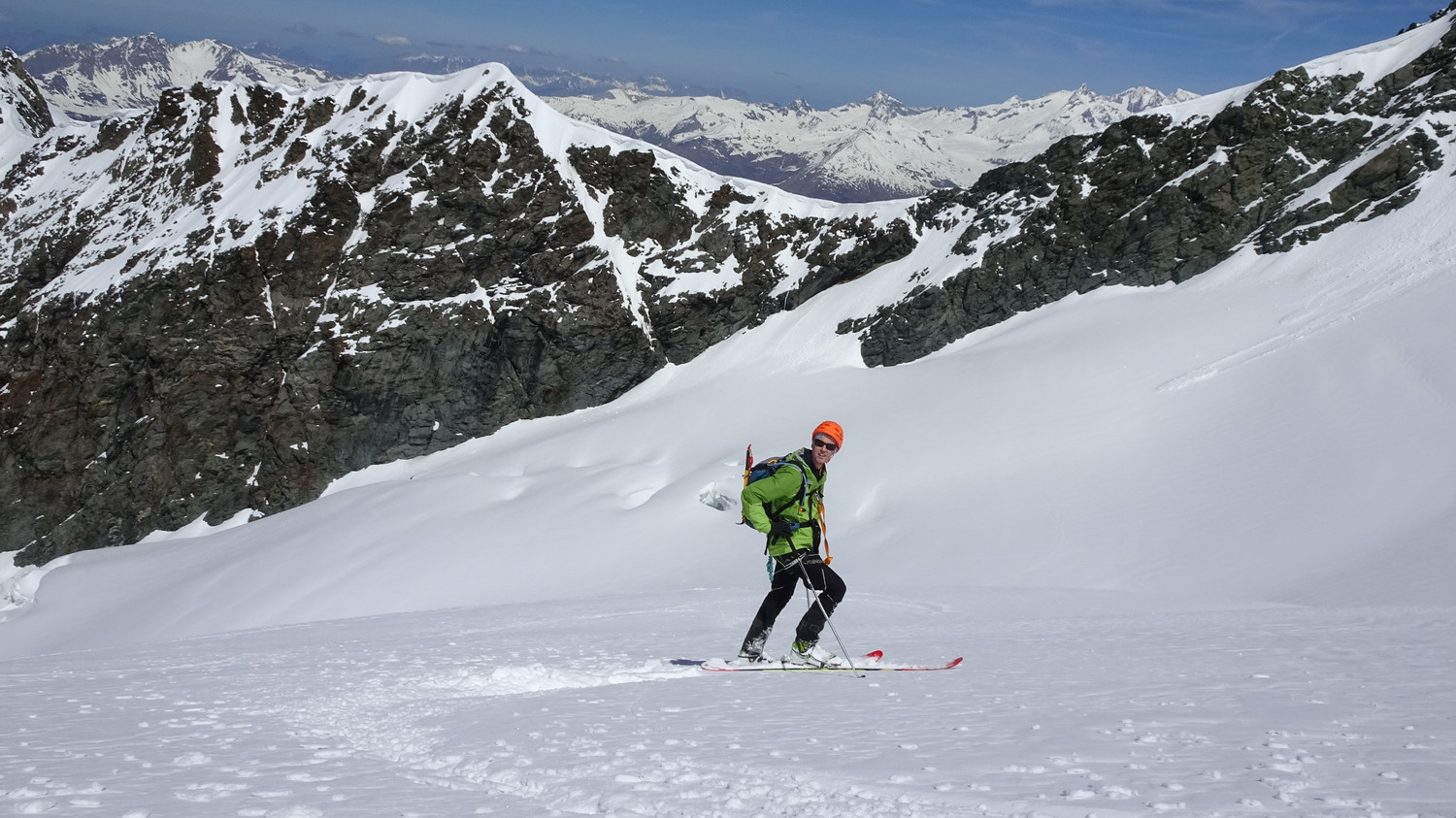 Le col des Roches, à remonter.