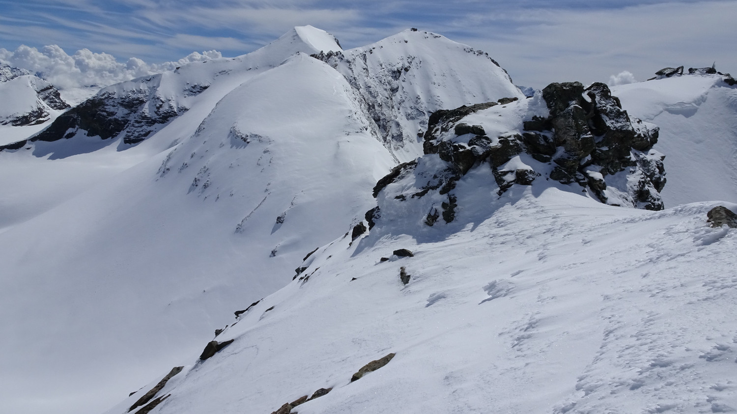 Grande Aiguille Rousse depuis le Gros Caval.