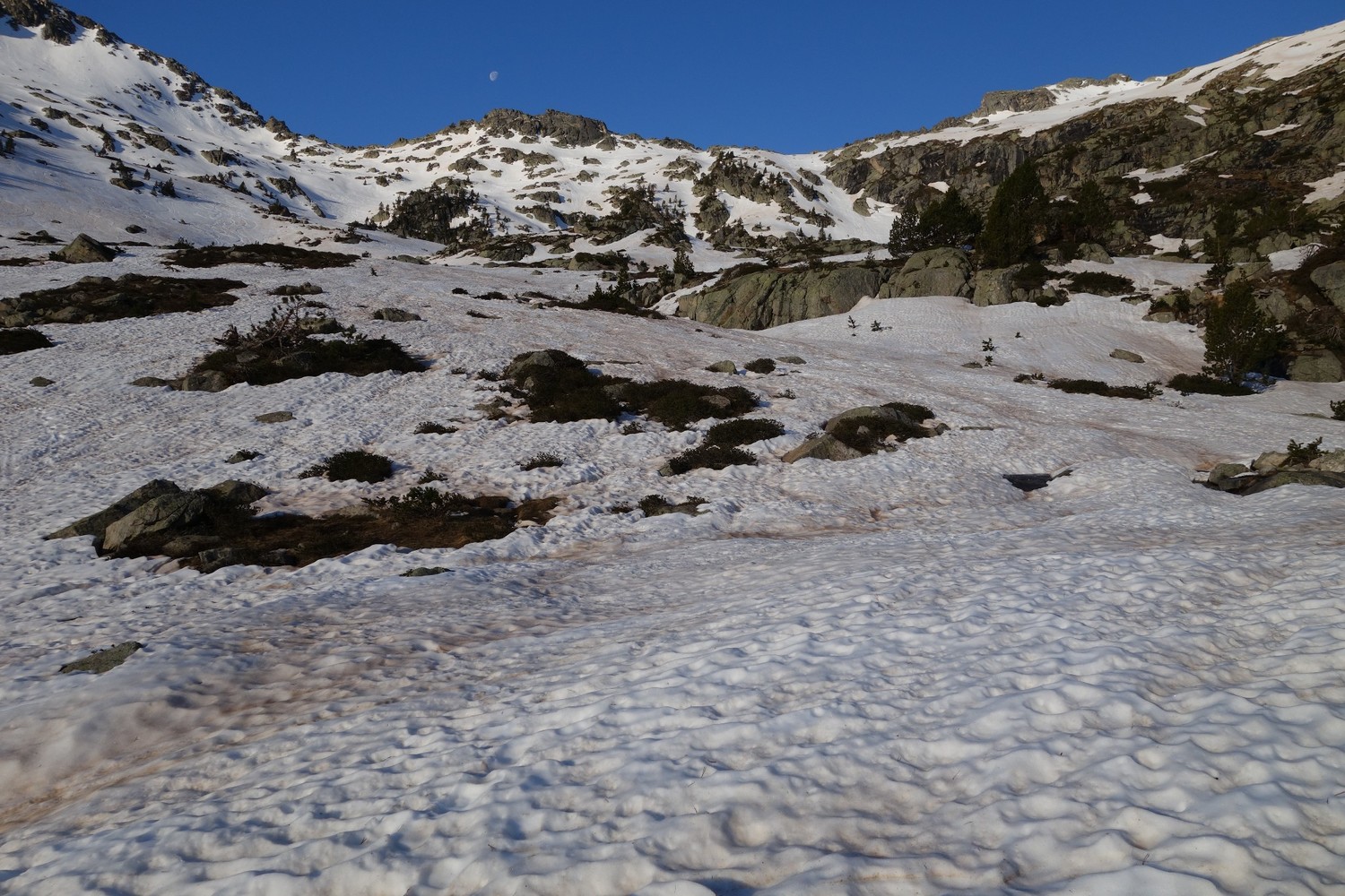 Chaussage après la digue