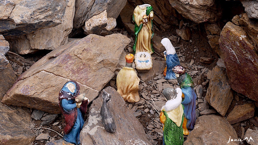 Scène d'une nativité primitive