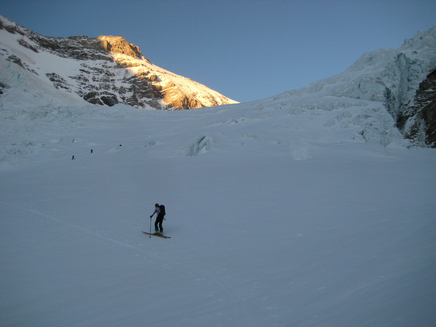 sur le glacier