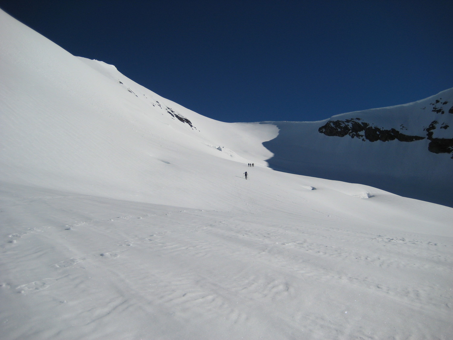 le col entre Piz Russein et Glarner Todi