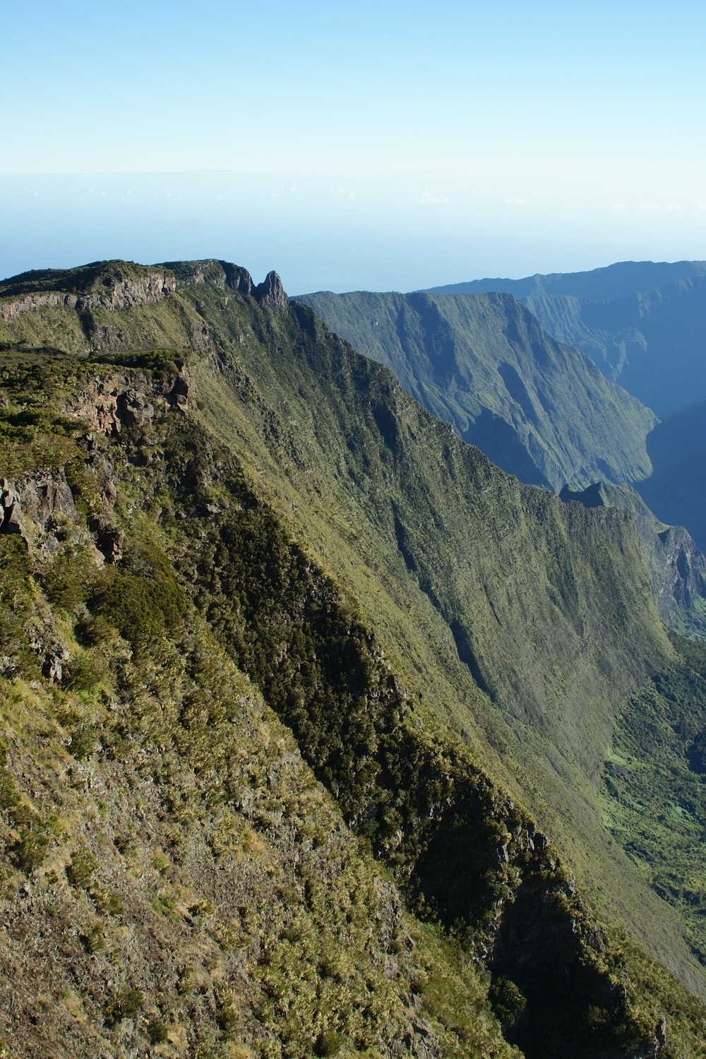 Rempart du Piton Maïdo