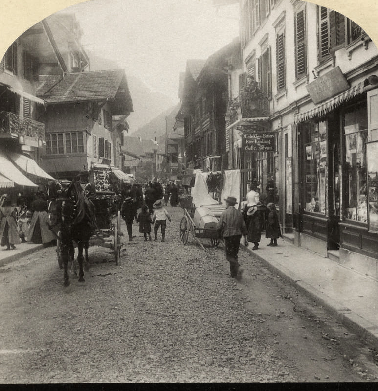 Interlaken rue du Marché par Gabler
