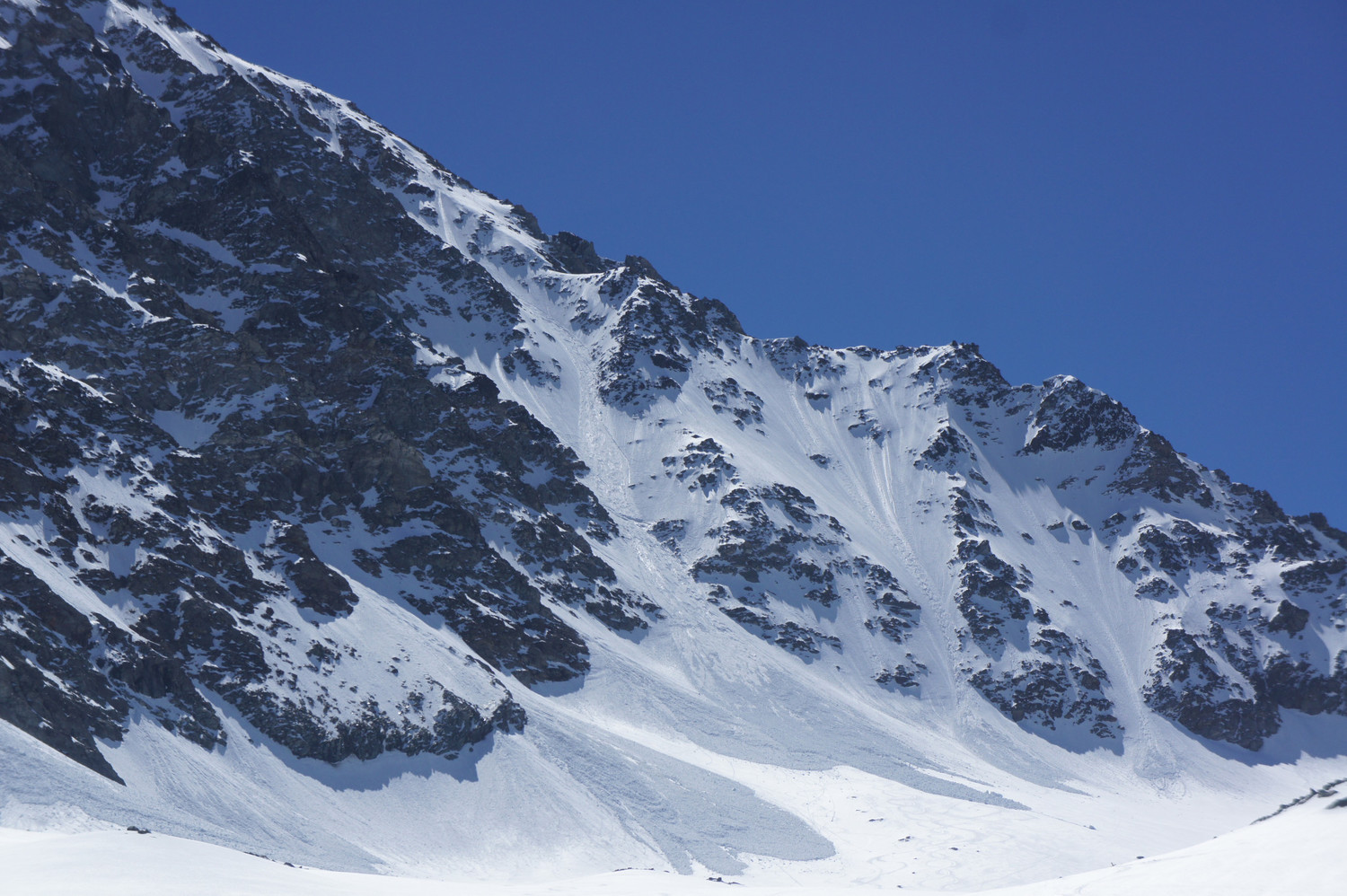 couloirs du Mont Vélan purgés