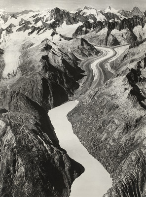 Lac de Grimsel, Finsteraarhorn, jungfrau, Mönch, Eiger par Swissair