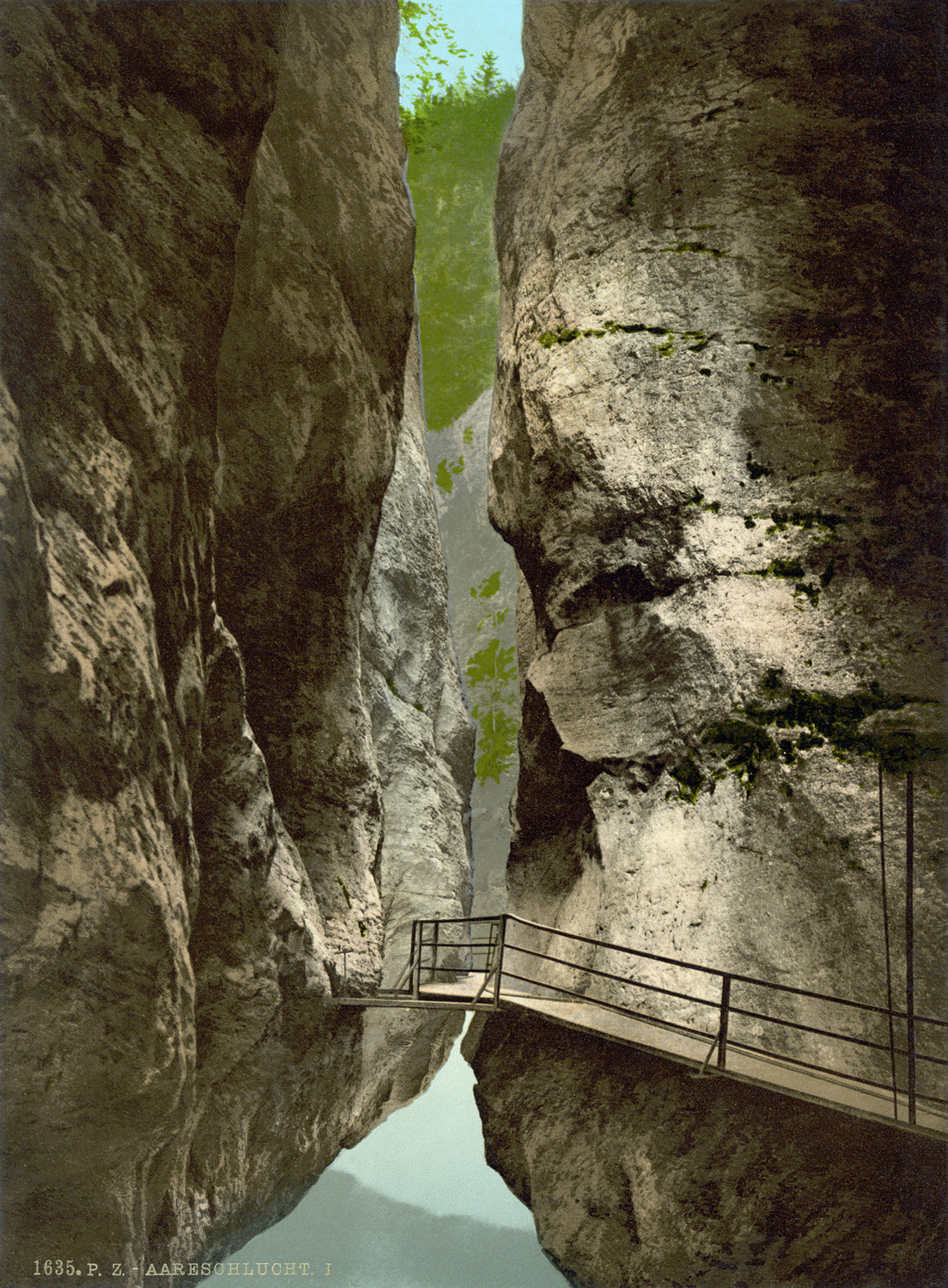 Gorges de l'Aare, 1900