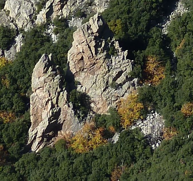 Caroux - Roc des Hirondelles - versant E