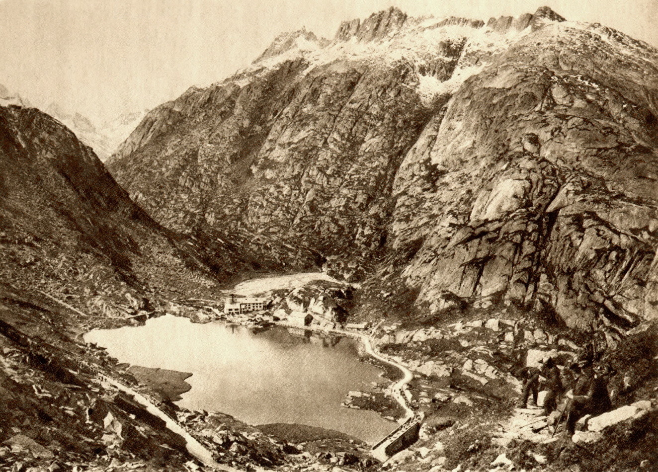Ancien Hospice de Grimsel par Gaberell