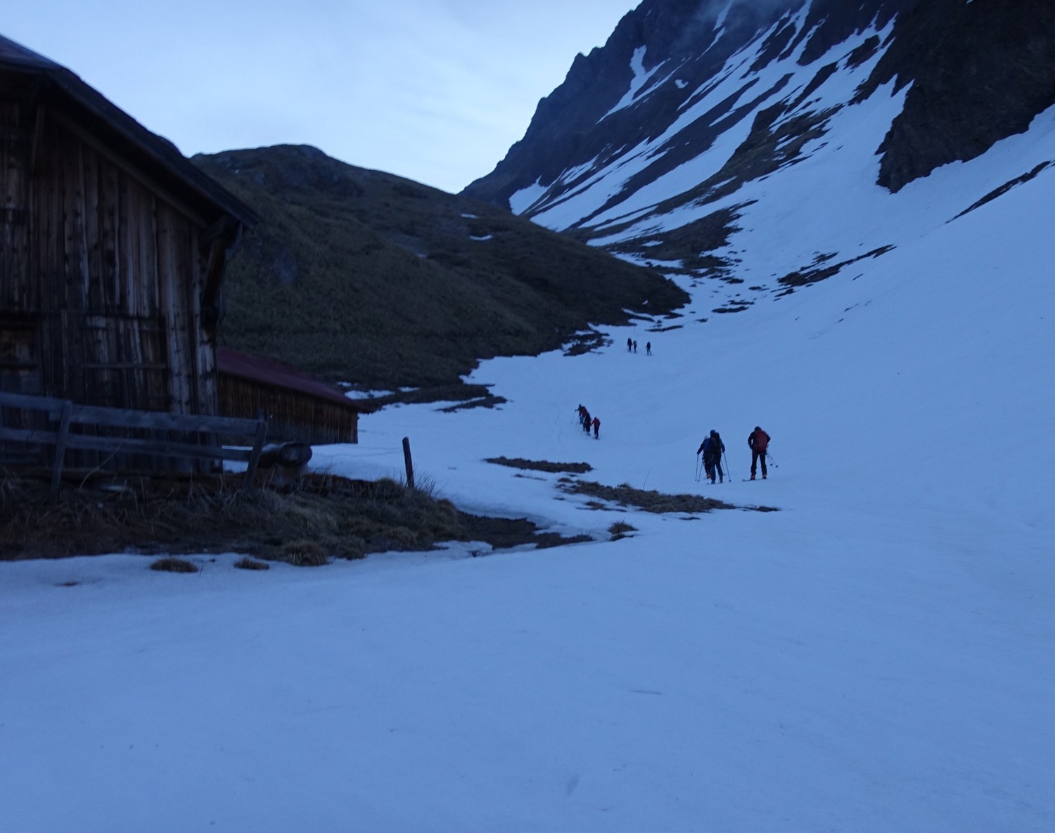départ de la Geltenhütte